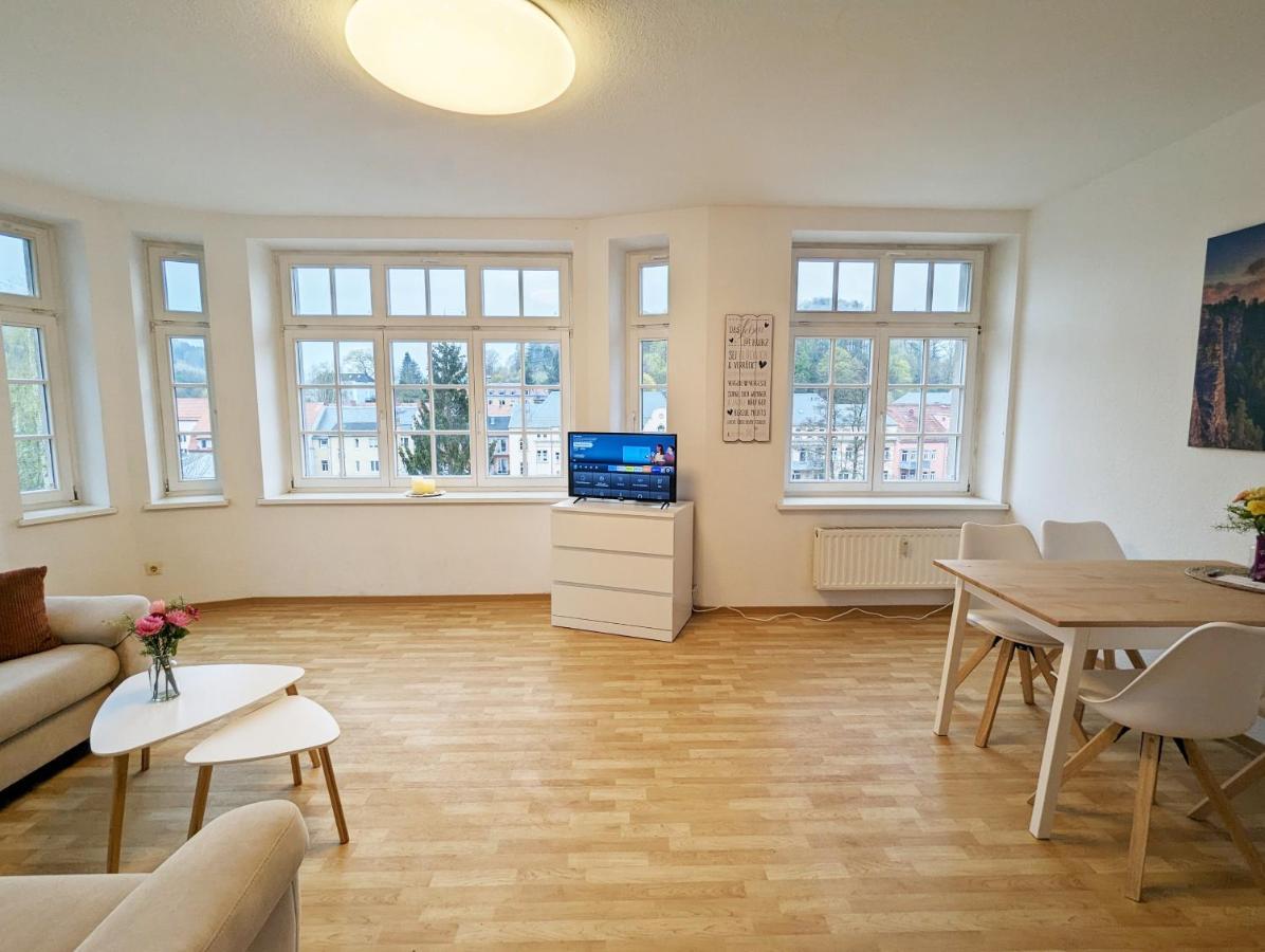 Lichtdurchflutete Helle Wohnung Mit Garten Sauna & Pool - Hw3 Sebnitz Εξωτερικό φωτογραφία