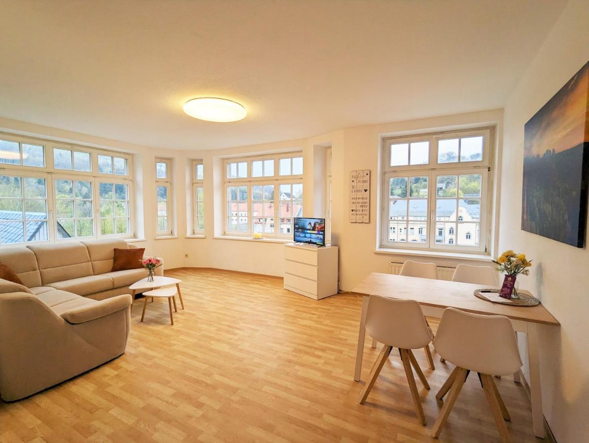 Lichtdurchflutete Helle Wohnung Mit Garten Sauna & Pool - Hw3 Sebnitz Εξωτερικό φωτογραφία